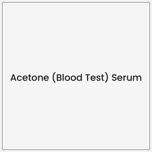 Acetone (Blood Test) Serum