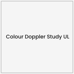 Colour Doppler Study UL