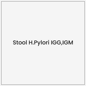 Stool H Pylori IGG IGM