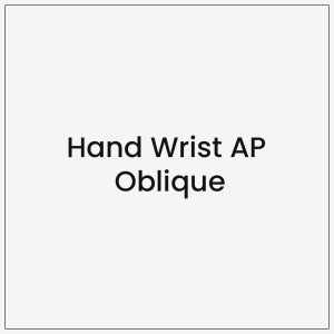 Hand Wrist AP Oblique